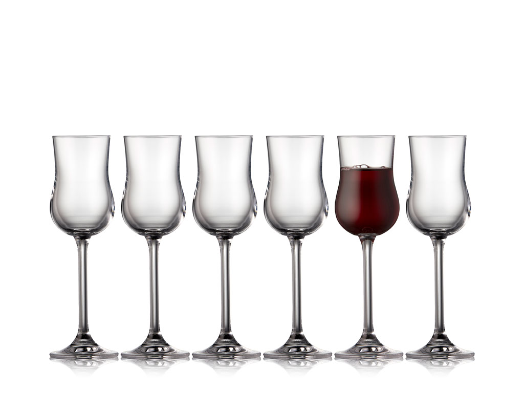CONJUNTO DE 6 COPOS DE VINHO DO PORTO 