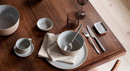 Cocina, mesa y bar